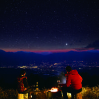 鹿嶺高原（夜）の星